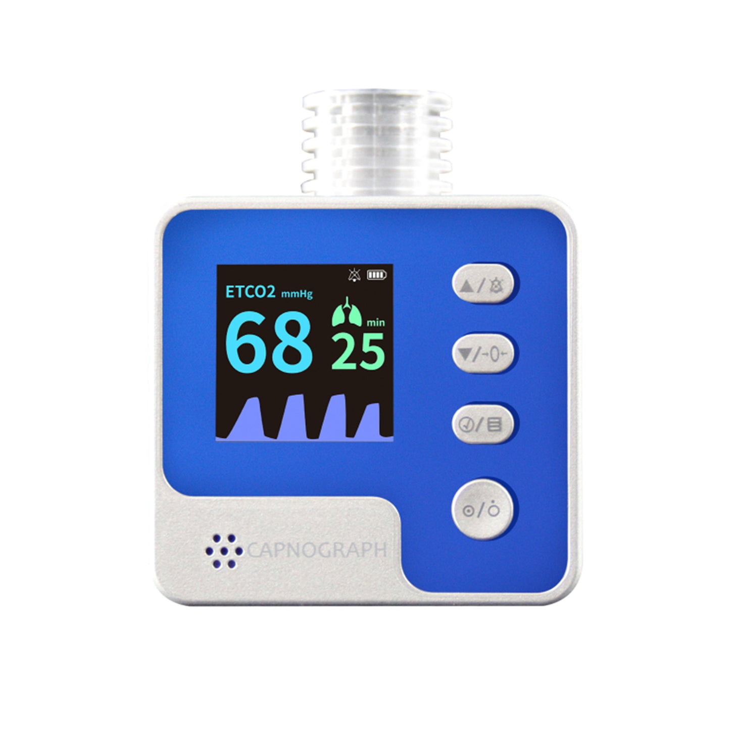 SR014 Mainstream ETCO2 Capnograph Respiration Rate End-tidal CO2 Monitor