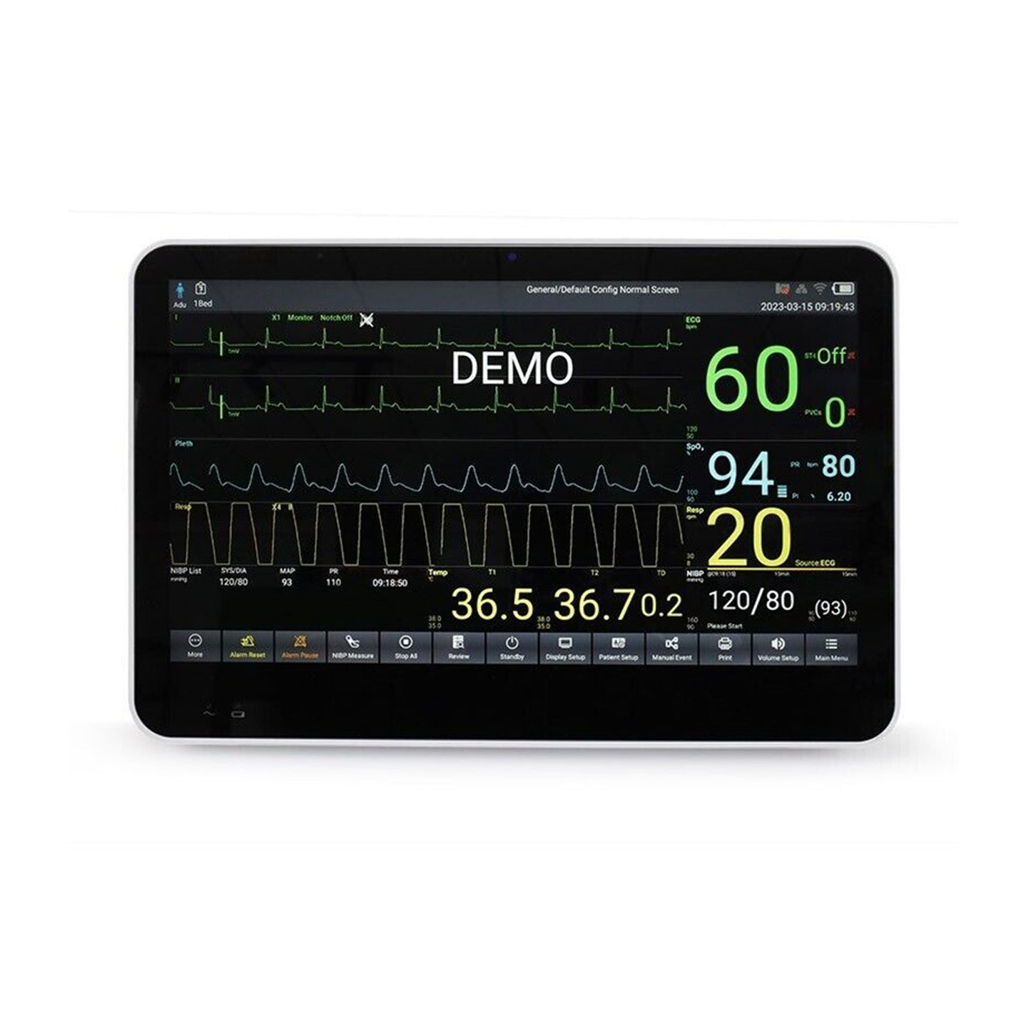 SR8500 patient monitor 14.1 touch screen Vital Signs Monitor 6 Parameters