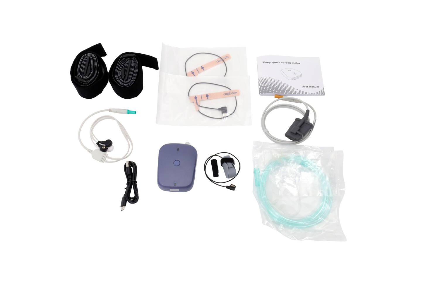 RR10RS sleep apnea screen meter Spo2 PR Nasal Airflow Multi-parameter Monitor