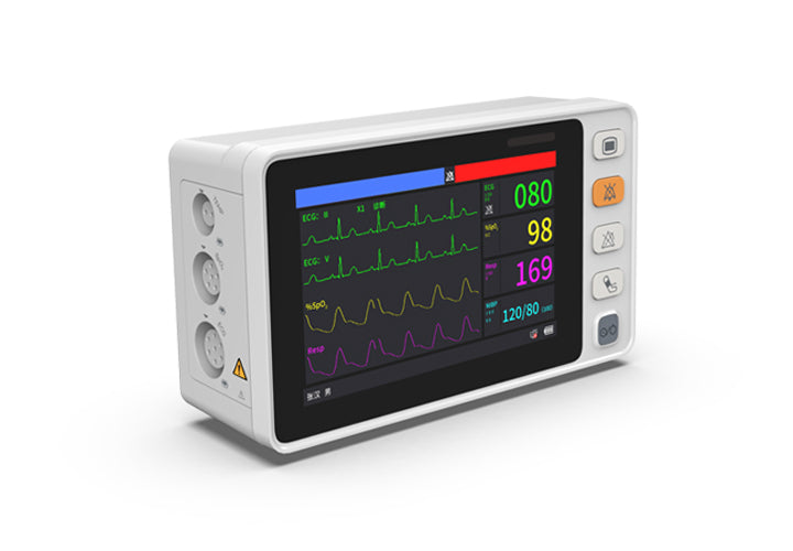 SR1000 Handheld Patient Monitor ICU Vital Signs Monitor 6 Parameters 5''