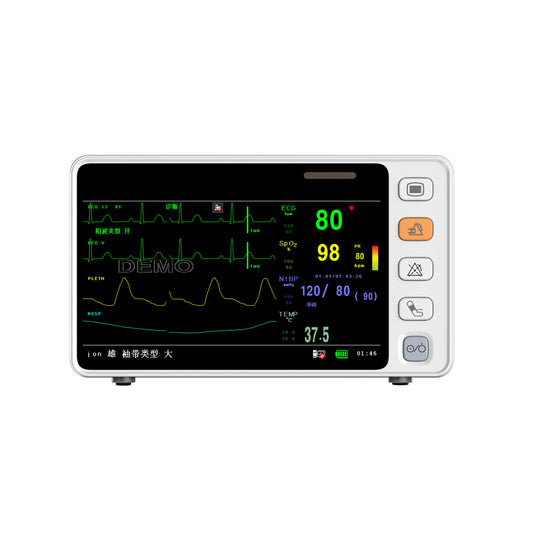 SR1000 Handheld Patient Monitor ICU Vital Signs Monitor 6 Parameters 5''