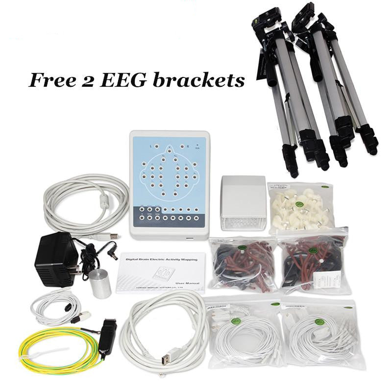 SR071 Digital 16-Channel EEG Machine And Mapping System, free PC Software,optional video