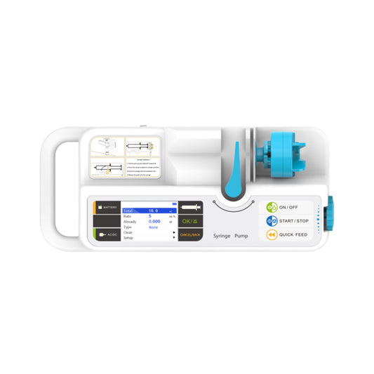 SR023 Precise Syringe Pump real time alarm Medical/Lab Use