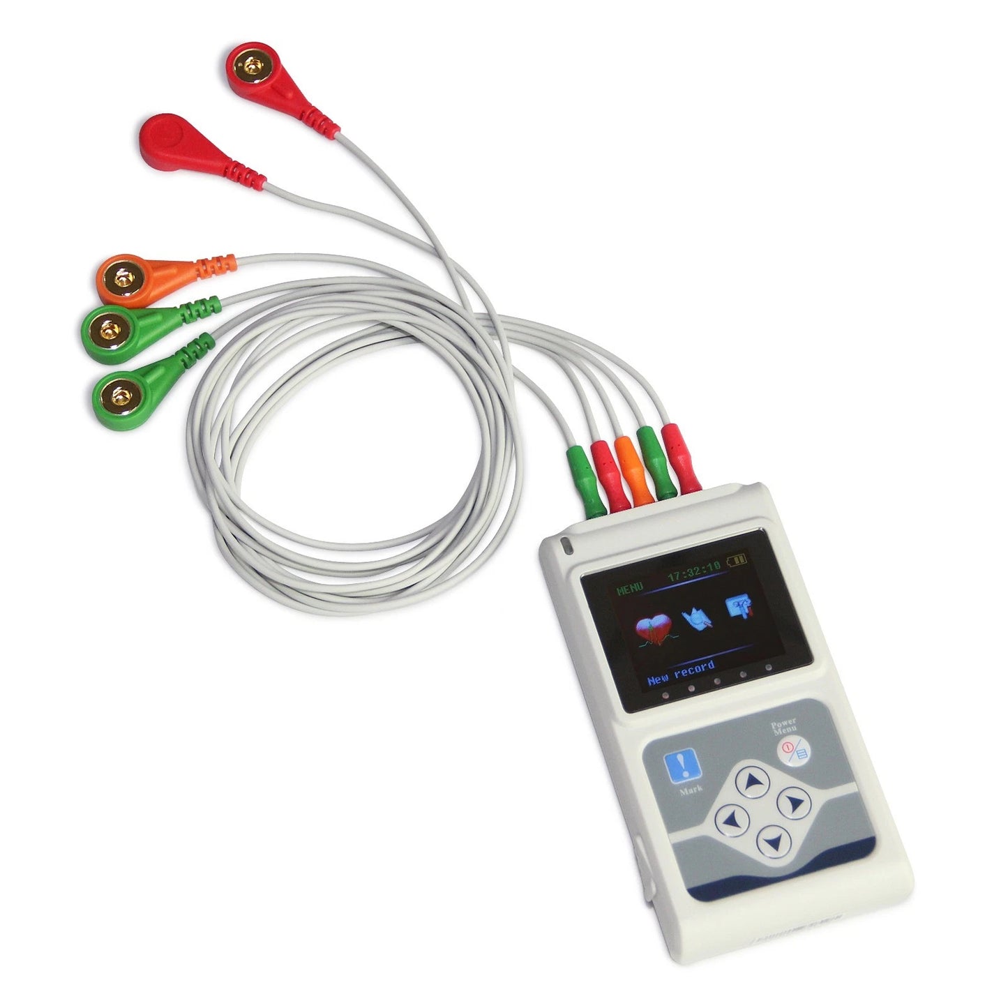 24-hour Dynamic ECG Recorder, 3-Channel ECG Machine, 12-Lead ECG with Free Software